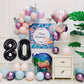 Smlpuame 40 Inch Number Balloon 0-9 Black Large Number 80 Balloons,Digital Balloons For Birthday Party Celebration Decorations S