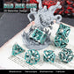 Beholder's Eye DND Dice Set of 7PC, Hollow Dice Set Metal HNCCESG for Dungeons and Dragons Dices or D&D Dice, for RPG Role Playi