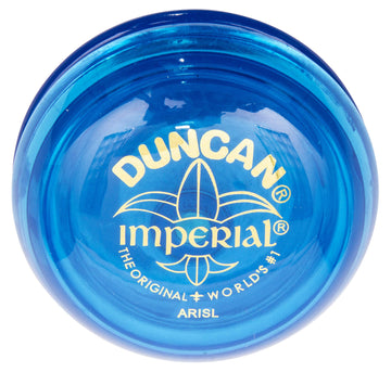 Duncan Toys Imperial Yo-Yo, Beginner Yo-Yo With String, Steel Axle And Plastic Body, Blue