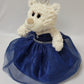 Kinnex Collections Since 1997 12'' Quince Anos Quinceanera Last Doll Teddy Bear With Dress (Centerpiece) ~ Arc09831-16 (Navy Blu
