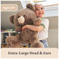 GUND Kai Teddy Bear - Premium Plush Toy, Brown, 23" - Soft Stuffed Animal for Ages 1 & Up, Model 6055965