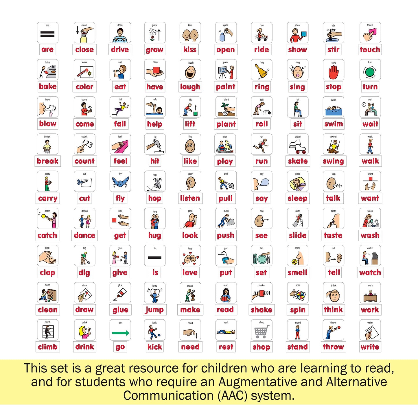 Barker Creek Learning Magnet Verbs