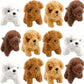 Haconba 12 Pack 4.72 Inch Mini Teddy Dog Plush Stuffed Puppy Dog Animal Toy For Pendant Keychain Baby Shower Birthday Carnival P