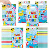 Summer Pool Party Favor Bag - 50Pcs Poolside Fun to Be One Goodie Candy Treat Gift Bag Beach Ball Flamingo First Birthday Party 