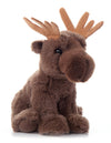 The Petting Zoo Moose Stuffed Animal Plushie, Gifts For Kids, Wild Onez Babiez Wildlife Animals, Moose Plush Toy 6 Inches
