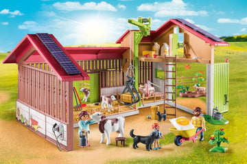 Playmobil Large Farm Playset - Multicolor Plastic Model 71304 for Creative Play
