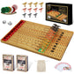 Blockstarterx ? Horse Racing Game With Cards And Dice, Horse Race Board Game For Adult, Thickened Solid Wood With 11 Luxurious D