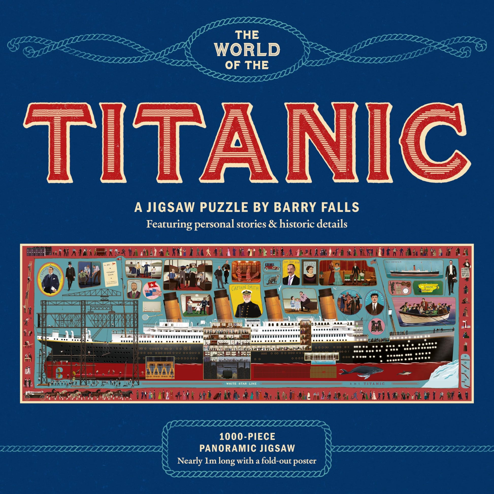The World of The Titanic: A 1000-piece Jigsaw Puzzle by Barry Falls