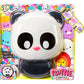 Fluffie Stuffiez Panda Plush - Large 11" ASMR Fidget Toy, Multicolor, Ultra Soft Polyester