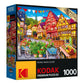 KODAK PREMIUM PUZZLES 1000 Piece Jigsaw Puzzle - Colorful European Town - Multi-colored Paper Model 8700ZZAG