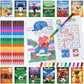 Ben Louis 24 Pcs Sports Mini Coloring Books With 24 Crayons Football Basketball Soccer Baseball Party Favors Activity Books Bulk