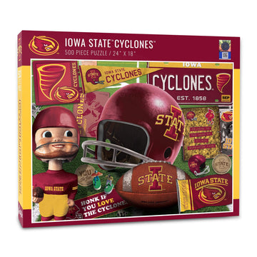 Youthefan Ncaa Iowa State Cyclones Retro Series Puzzle - 500 Pieces