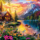 MasterPieces Evening Tranquility 1000 Piece Jigsaw Puzzle for mature-themeds - 19.25x26.75 - Nature Scene  Collage Puzzle  Unisex mature-themed
