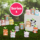 Sakuties Mini Collectible Stylized Plush Stuffed Animals, 3-Pack Blind Collectible, Kids Toys For Ages 3 Up By Just Play
