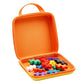 PLUS PLUS Big Travel Case - 15 Interlocking Building Blocks for Toddlers - STEM/STEAM Toy, Plastic Construction, Ideal for Preschool