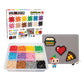 Pix Brix Pixel Art kit Puzzle Bricks - 6 000 Piece Pixel Art Container  12 Color Medium Palette - Interlocking Building Bricks  Create 2D and 3D Builds Without Water or Glue - Stem Toys  Ages 6 Plus
