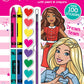 Bendon Barbie Coloring & Activity Book (Paint Pods & Crayons)