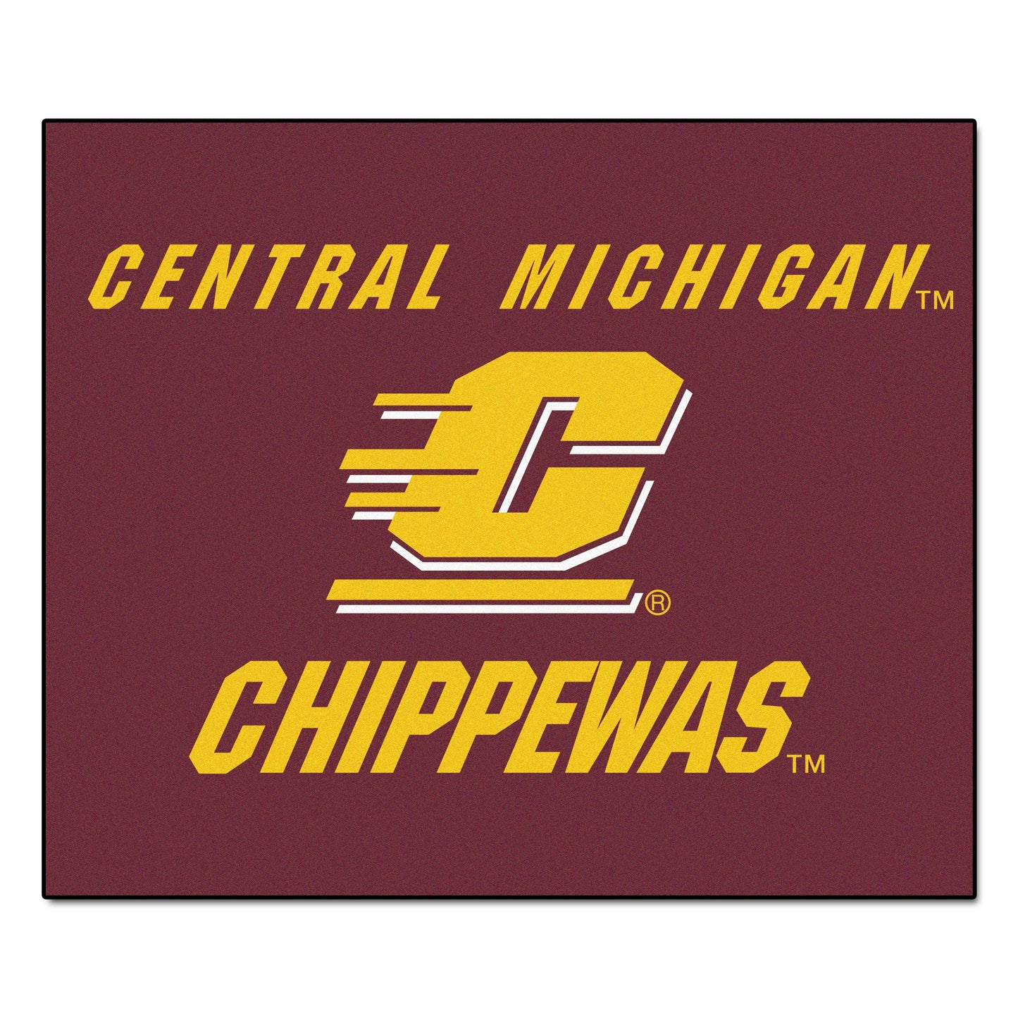 FANMATS Central Michigan Tailgater Rug 5x6