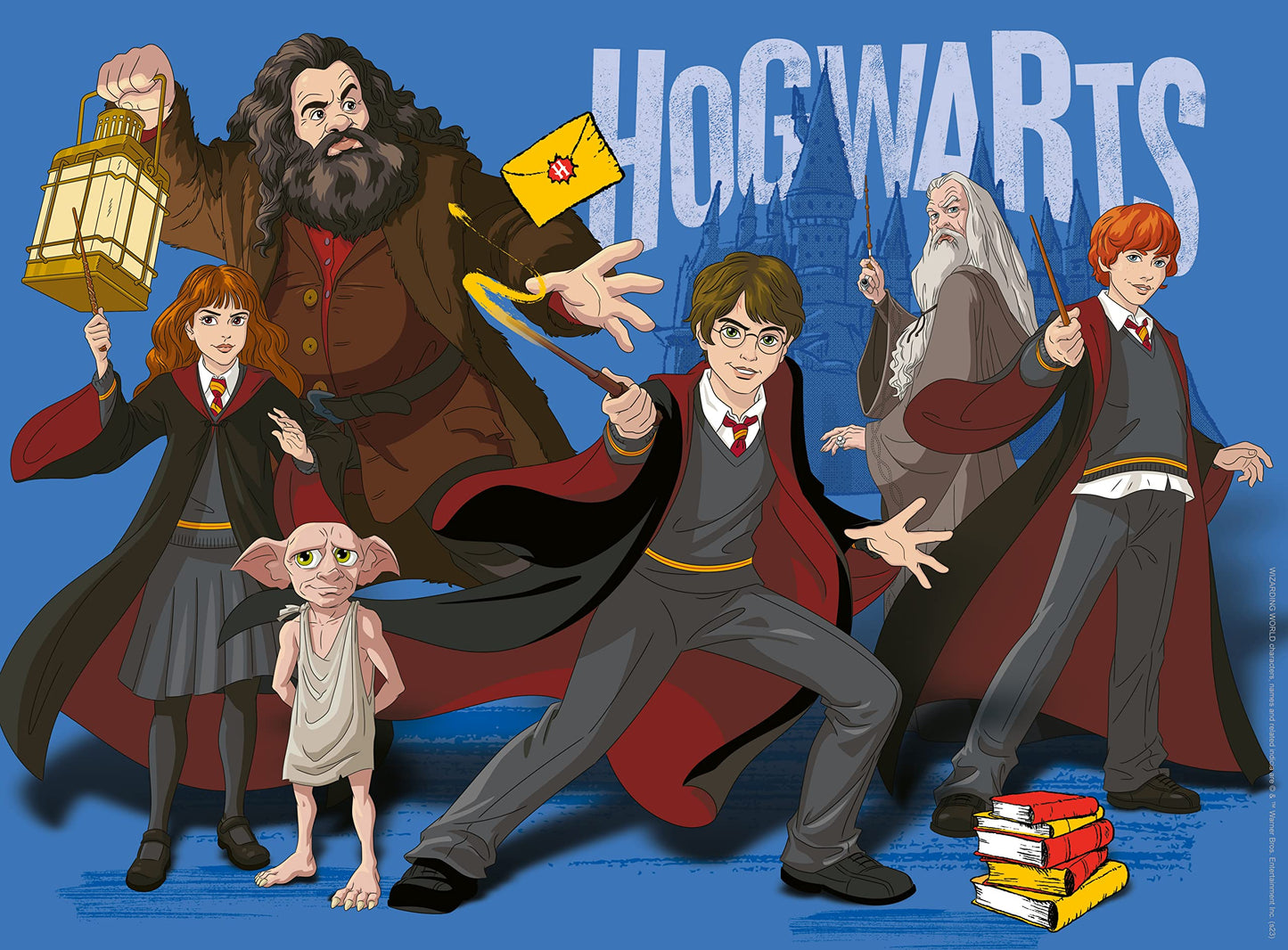 Ravensburger - Children'S Jigsaw Puzzle - 300 Pieces Xxl Puzzle - Harry Potter At Hogwarts School Of Magic - Ages 9 And Up Puzzle - Thick And Durable Cardboard - Magic - 13365