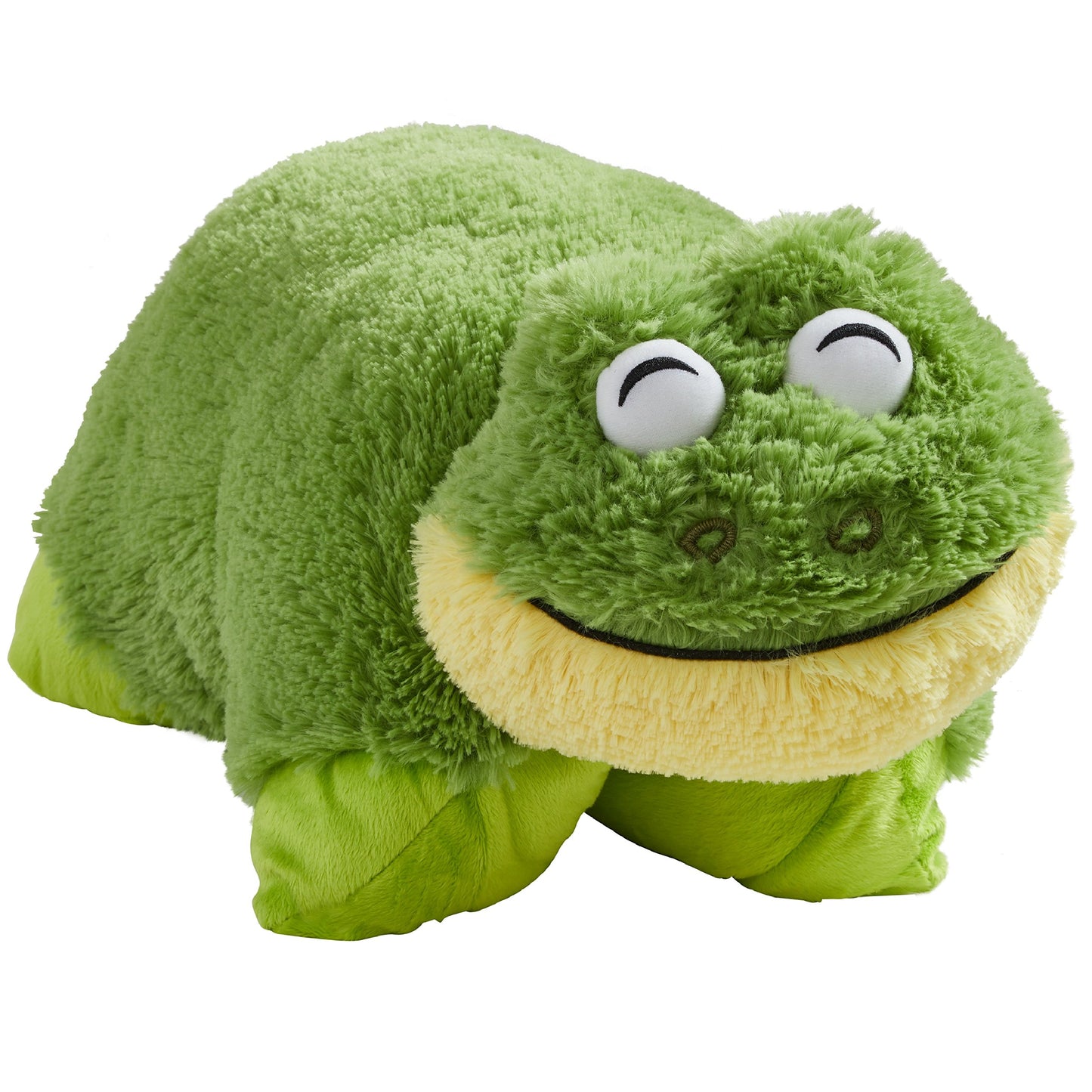 Pillow Pets Friendly Frog Plush Toy, 18" Green Stuffed Animal, Model 01300068E, 1 Count