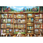 Blueforest - Dog Puzzles For Adults 1000 Pieces, Challenging Colorful Dogs Bookshelf Landscape Family Puzzle Difficult Animal Ji