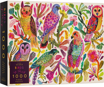 Elena Essex Puzzles For Adults 1000 Pieces - Birds Of Prey | Jigsaw Puzzles | 1000 Piece Puzzle For Adults | Colorful Art Birds Puzzle | 20X28 Inches
