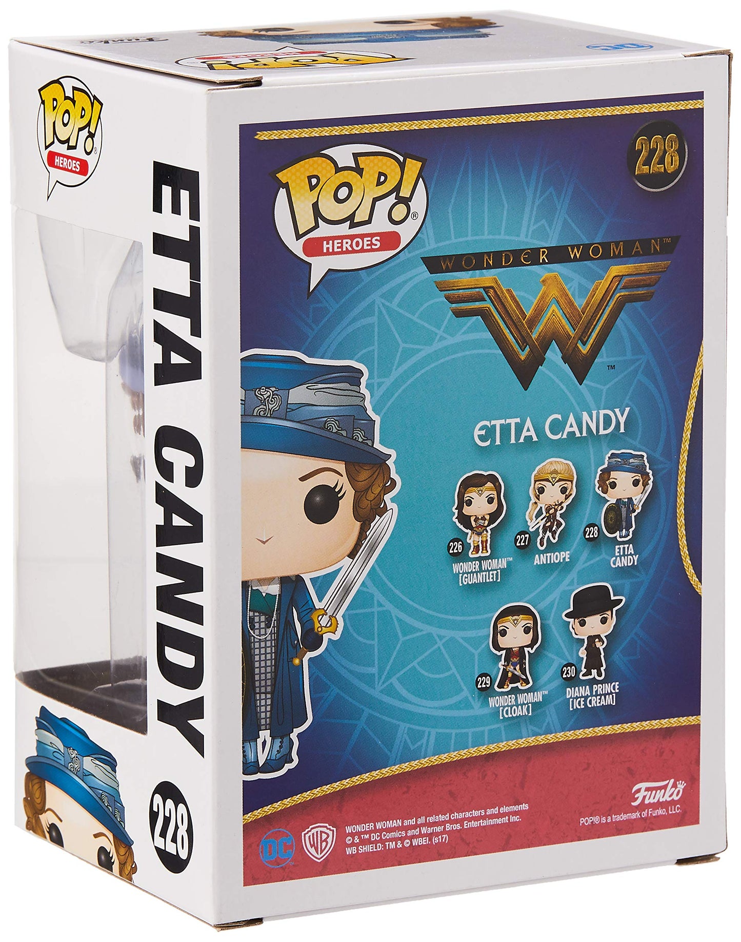 Funko Pop Heroes: Wonder Woman - Etta w/decorative replica blade & Shield Collectible Vinyl Figure