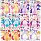 Joyin 36Pcs 9.8'X6.7' Make A Face Stickers For Kids, Make Your Own Unicorn Stickers, Party Favors Kids Crafts, Goodie Bags Stuffers, Classroom Rewards
