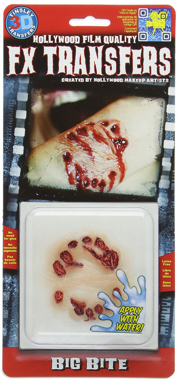 Tinsley Transfers Big Bite, Flesh/Multi, One Size