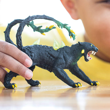 Schleich Eldrador Creatures Mythical Shadow Panther Action Figure - Mischievous Shadow Panther With Transparent Spines, Durable Toy For Boys And Girls, Gift For Kids Age 7+