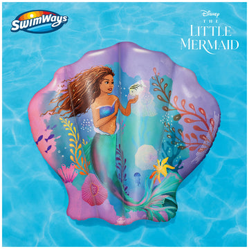 Swimways The Little Mermaid Reversible Boat, Inflatable Pool Floats & Kids Pool Toys, Swimming Pool Accessories & Beach Essentia