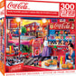 MasterPieces 300 Piece EZ Grip Jigsaw Puzzle - Coca-Cola Soda Fountain - Family-Friendly Fun - 18 x24