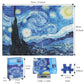 Puzzle For Adults 1000 Pieces Van Gogh Starry Night Puzzle Artwork Jigsaw Puzzle Family Game (Finish Size : 28''X 20'')
