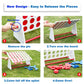 Apudarmis Portable Wooden 4 In A Row Game, Classic Wooden 4-To-Score Game Set With Coins & Carrying Bag-Indoor Outdoor Connect Game For Kids Adults Family