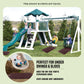 Playsafer Playground Safety Rubber Wearmat For Swingsets And Slides - 1'' Thick X 24'' W X 40'' L (1 Pack, Red)
