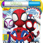 Marvel Spidey and His Amazing Friends 20 Page Imagine Ink Magic Pictures Coloring Book with 1 Mess Free Marker