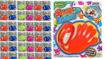 Ja-Ru Giant Stretchy Sticky Hands For Kids (24 Units Assorted) Sticky Hands Party Favors For Kids Goodie Bags. Bulk Treasure Box Toys For Classroom Prizes. 414-24S