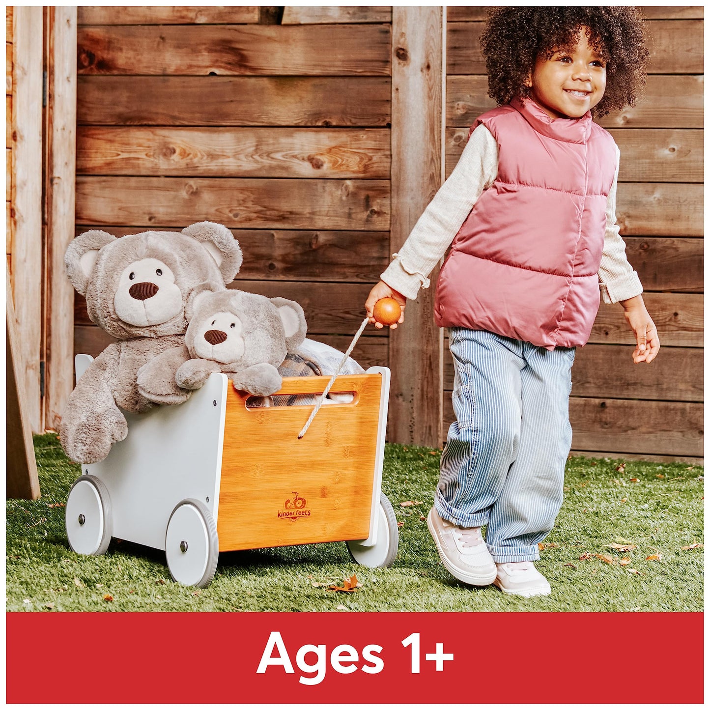 GUND Mukki Teddy Bear  enhanced Stuffed Animal for Ages 1 and Up  Brown/Cream  16