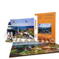 Wooden Jigsaw Puzzle For Adults - Uniquely Shaped Pieces - Made In The Usa By Foxsmartbox - 205 Pieces - The Garden At Sainte-Ad