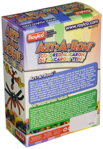 Roylco Colored Assorted Noodles, 1 Lb. Box