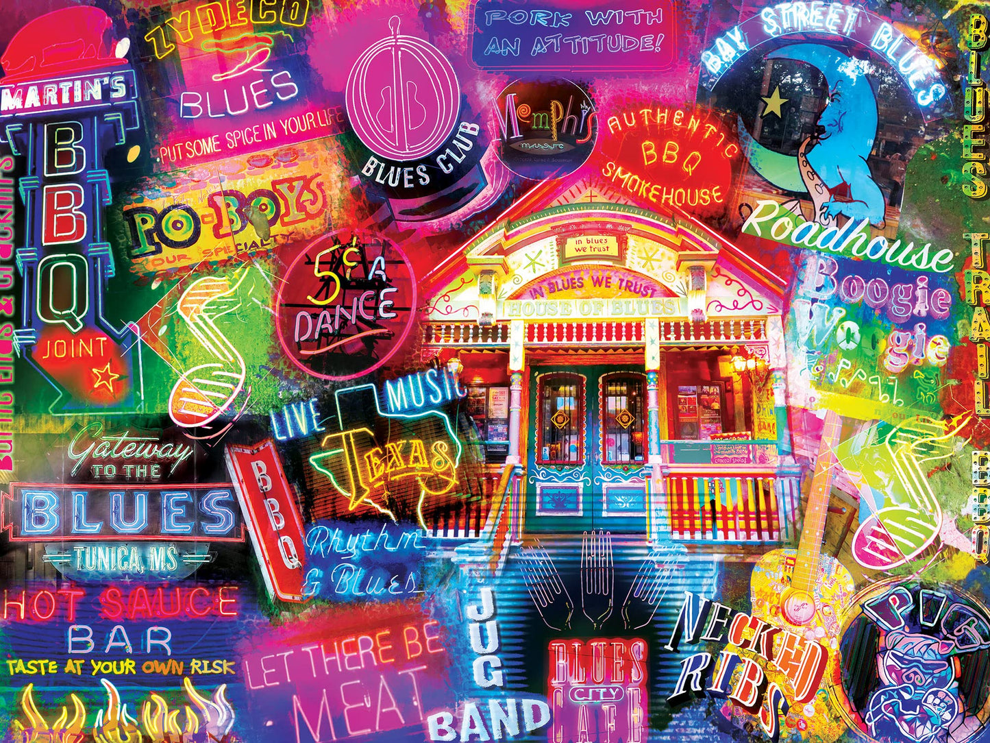Bbq & Blues 550 Piece Jigsaw Puzzle