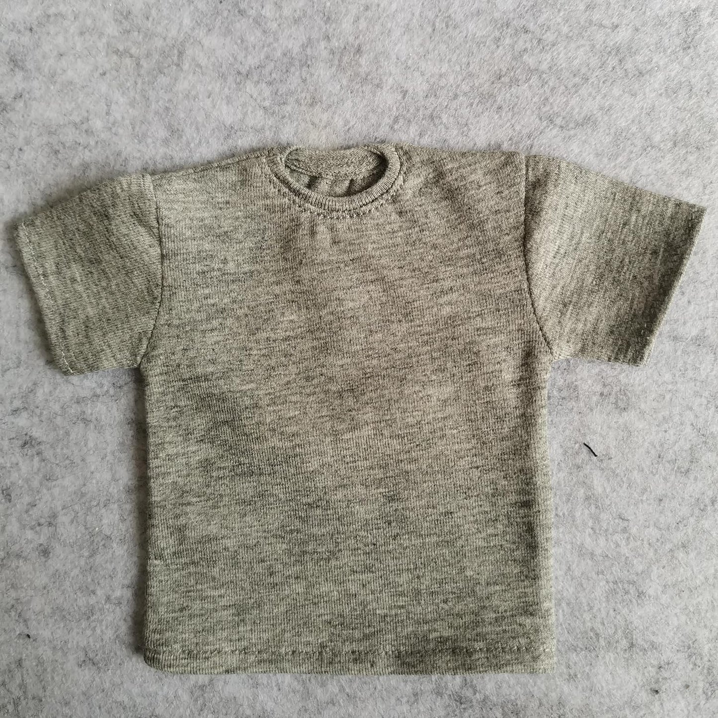 1/6 Custom Scale 2X T-Shirt Clothes For 12'' Male Action Figure Doll Clothes Toy (Gray+Orange)