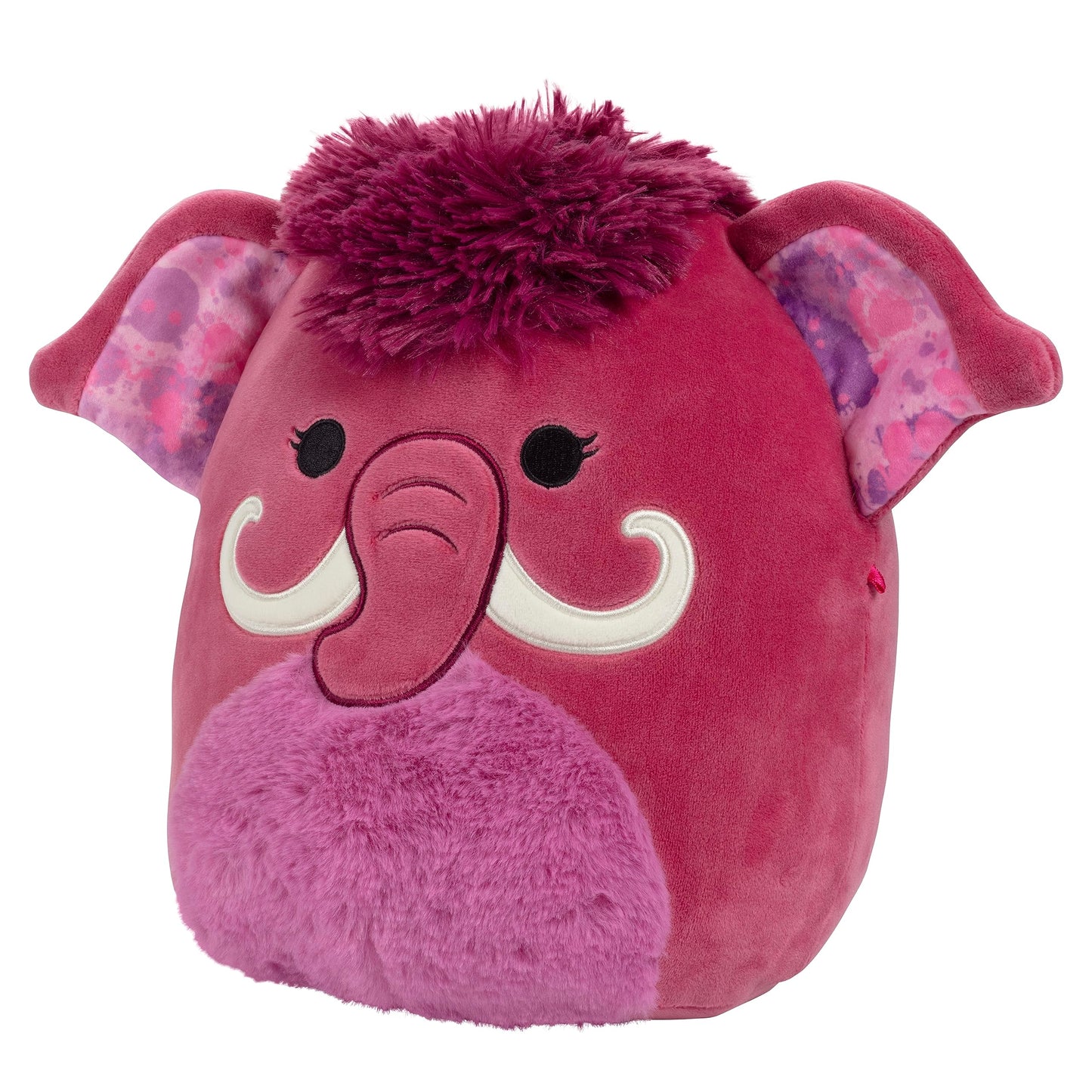Squishmallows 10-Inch Magdalena The Easter Mammoth Plush - Soft Magenta Stuffed Animal Toy for Kids, Girls & Boys