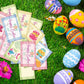 Heznzxq Easter Treasure Hunt Clues Game Cards, Bunny Scavenger Hunt Card Game(20 Cards With Envelopes), Indoor Ourdoor Party Gam