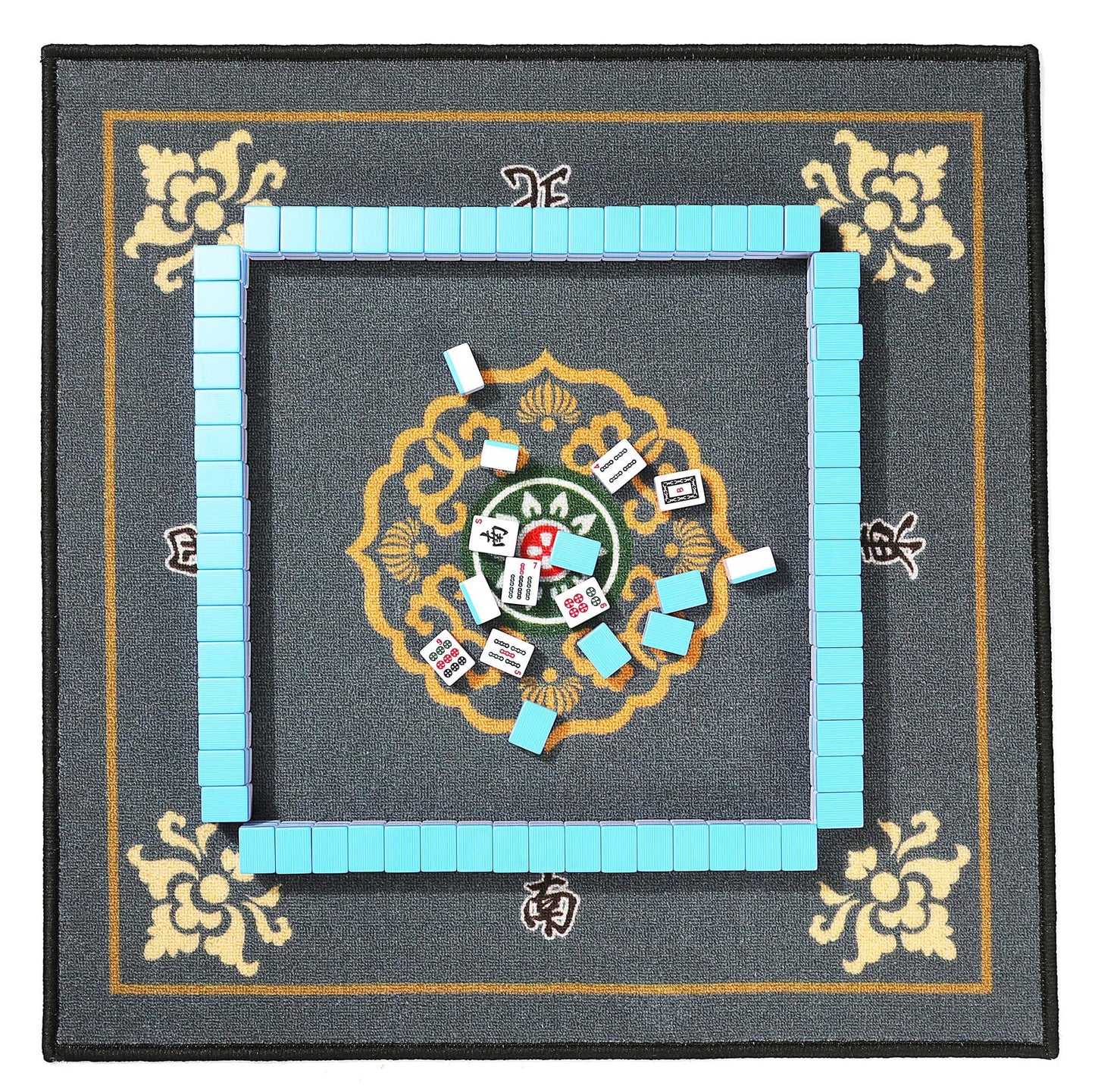 Mose Cafolo Professional Chinese Mahjong Game Set 146 Numbered Large Size Tiles With Carrying Travel Case, Complete Mahjong Tiles Set (Majiang, Mah-Jongg, Ma Jong)