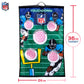 Franklin Sports NFL Football Target Toss Game - Indoor Mini Football Game with 3 Balls - 36" x 24" - Multi-Color
