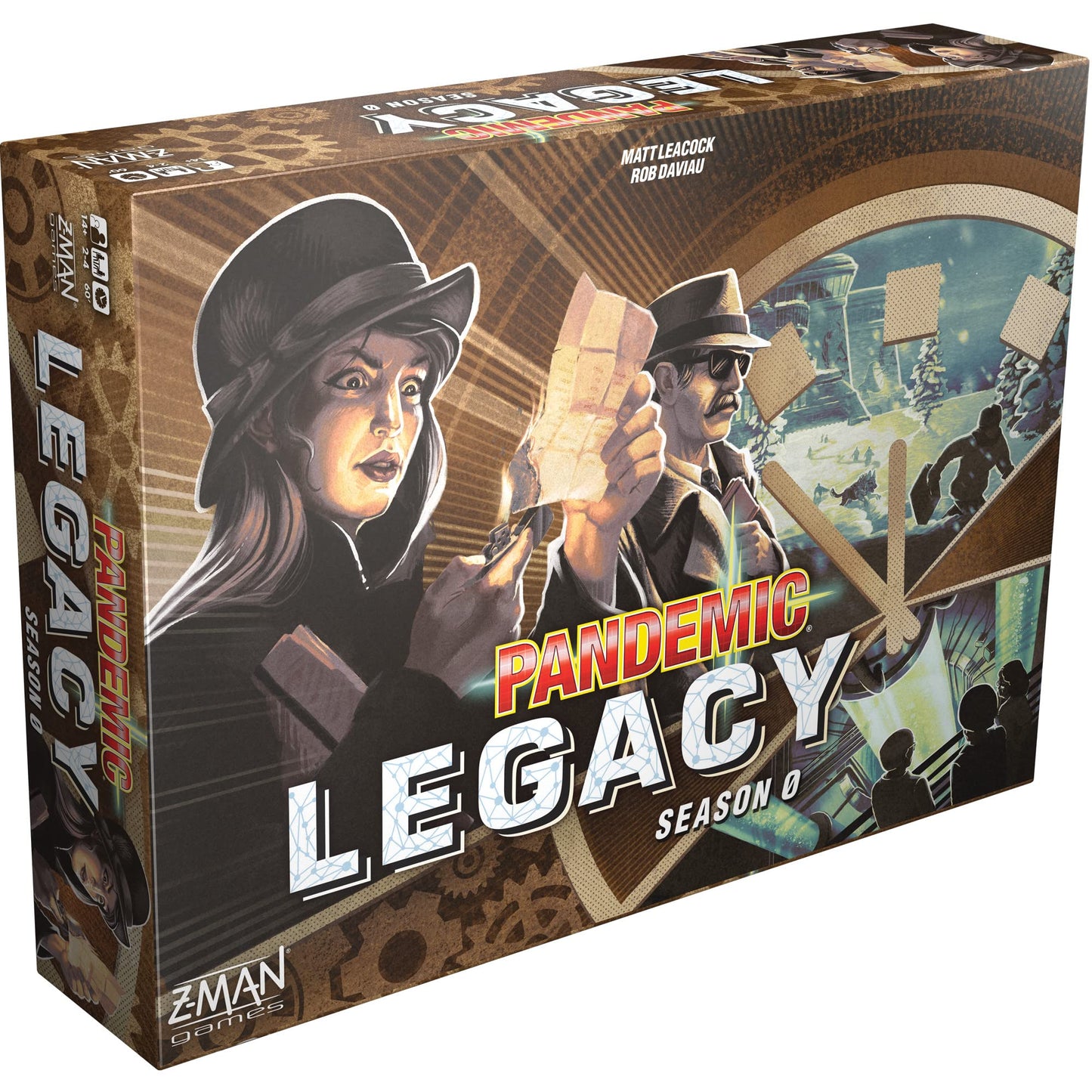 Pandemic Legacy Season 0 Board Game by Z-Man Games | Cooperative | Ages 14+ | 2-4 Players | Cardboard | Average Playtime 60 Minutes