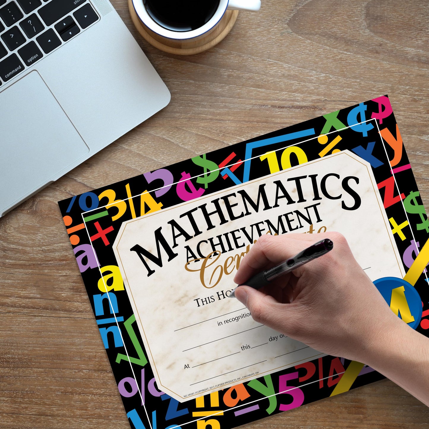 Hayes Mathematic Achievement Certificate, 8.5'' X 11'', Pack Of 30