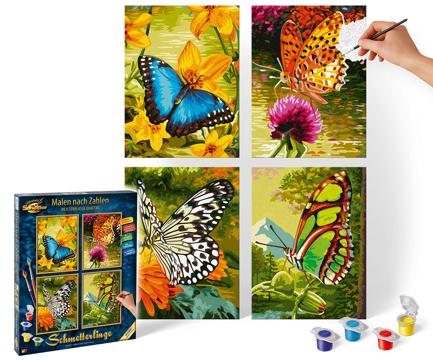 NORRIS Paint by#S: Butterflies (Quattro) Paint by#