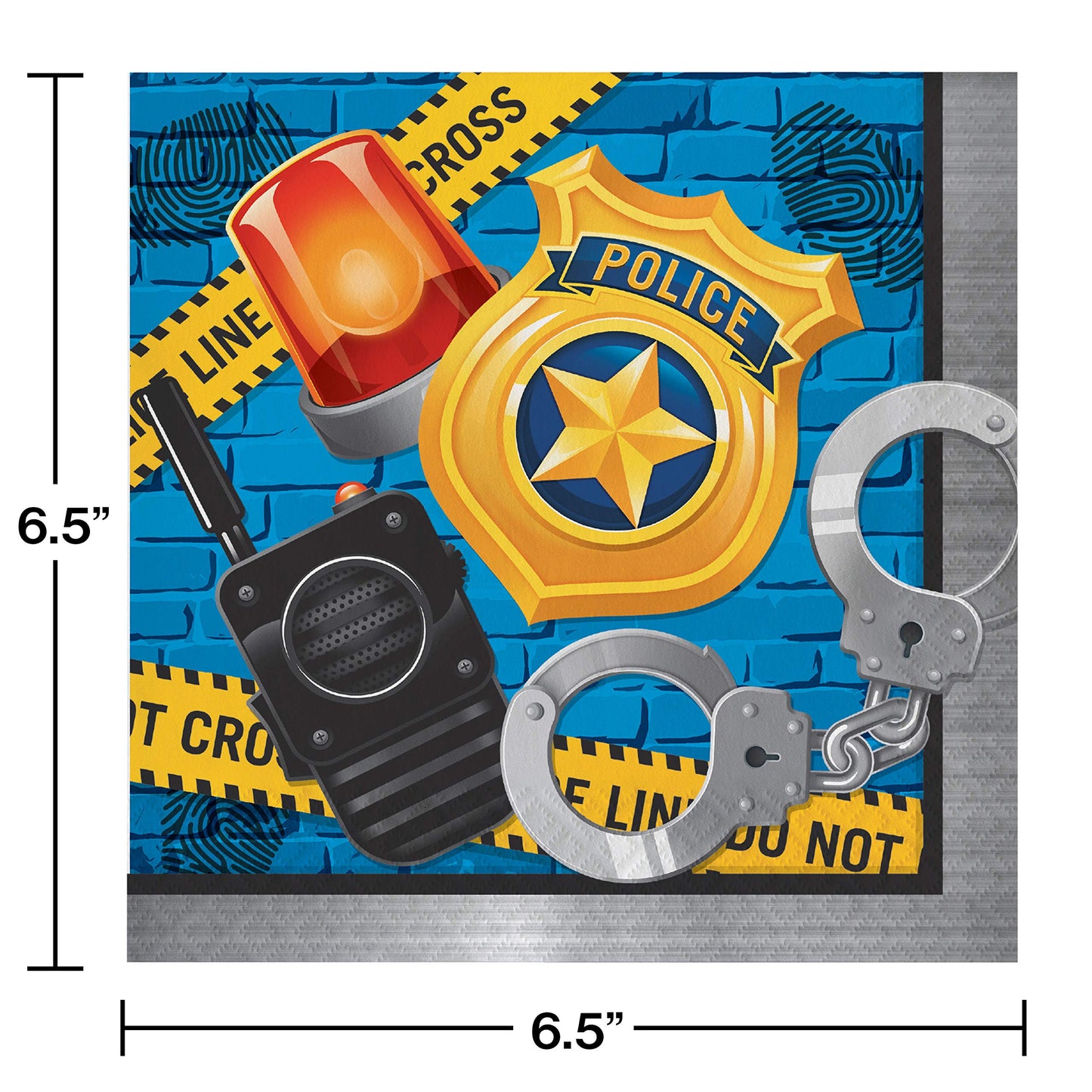 Creative Converting LUNCHEON NAPKIN, 6.5, Multicolor